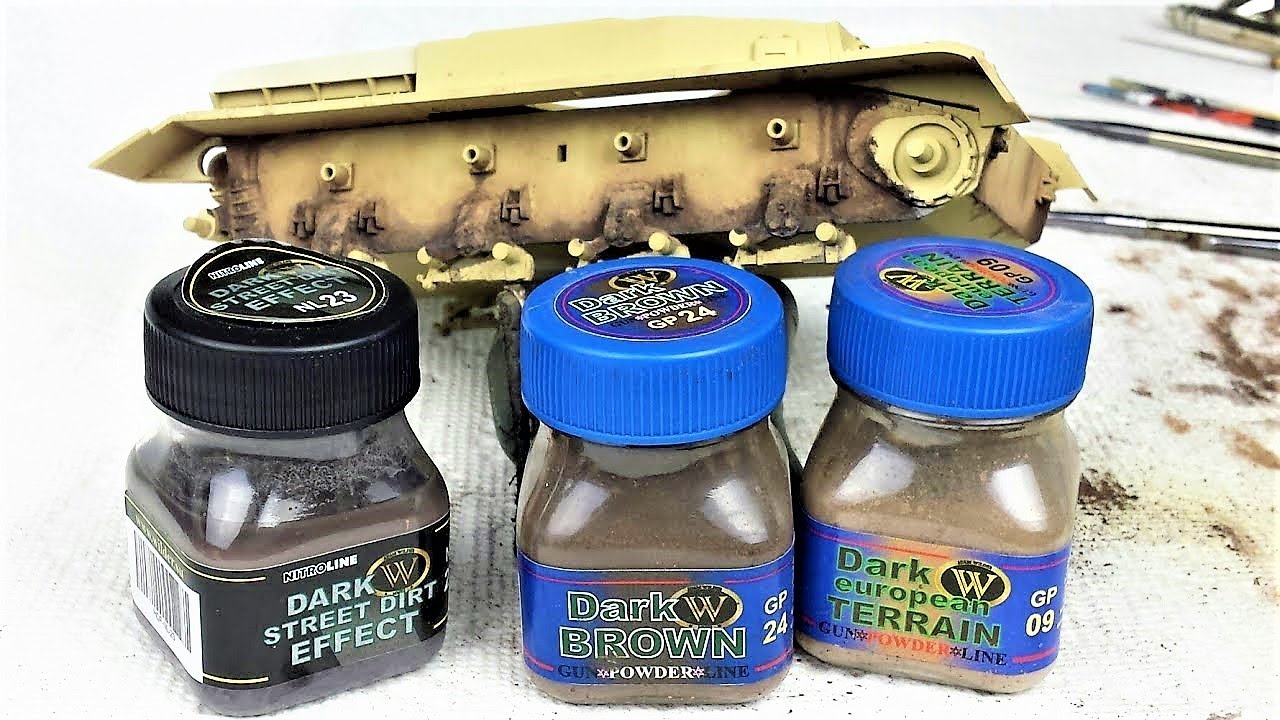 Easy Mud and Dust Effects with Enamels and Pigments