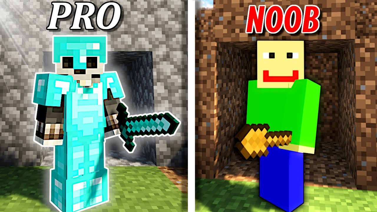 NOOB vs PRO Scavenger Hunt! - Minecraft Multiplayer Gameplay