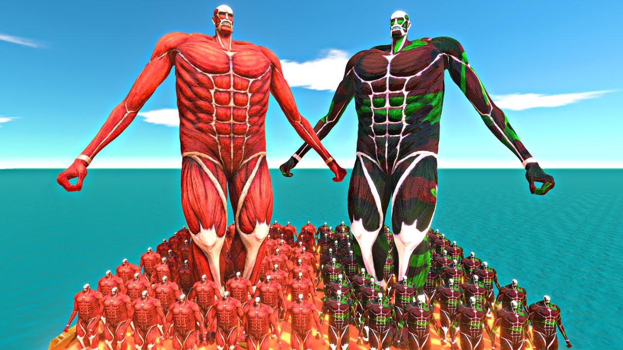 Colossal Titan vs Soldier Itself - Animal Revolt Battle Simulator