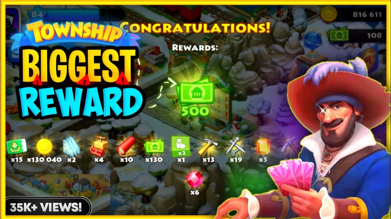 TOWNSHIP : PIRATE TREASURE HUNT [500 t-cash As REWARD] #1