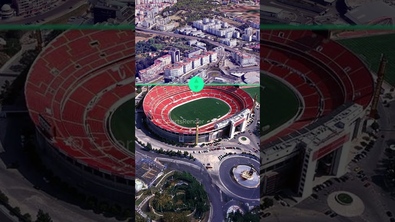 📸 Throwback to a Legendary Stadium: The Old Est&aacute;dio da Luz 🇵🇹 #football #shorts #viral