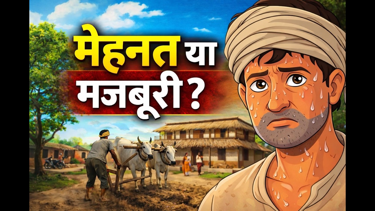 Mehnati Kisan | Gareebi Se Izzat Tak | Emotional Village Story#cartoon