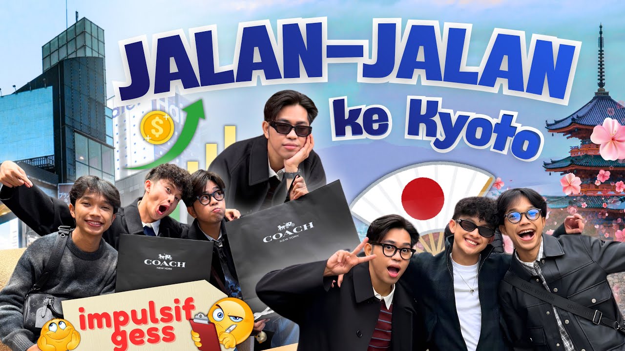 [VLOG] IMPULSIF JALAN JALAN KE KYOTO 😱🤑 #alwanrk #vlog #alfahzar #fahry #nizar
