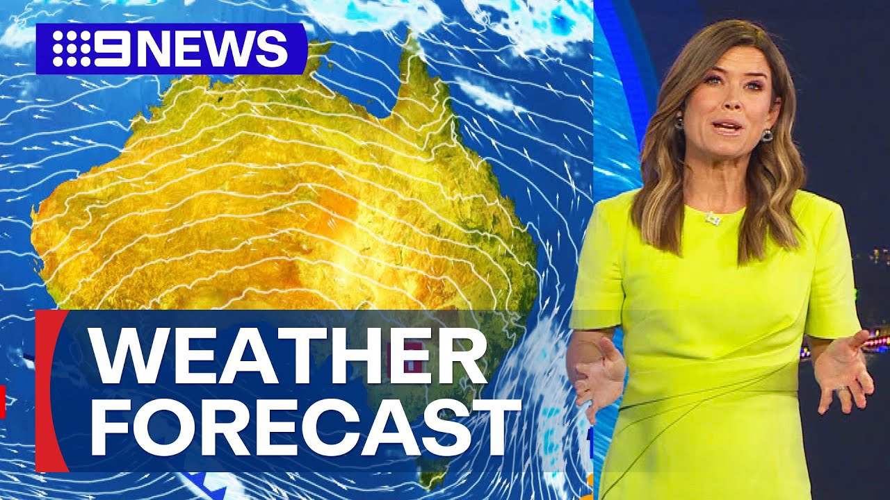 Australia Weather Update: Damaging winds and showers set for country’s south-east | 9 News Australia