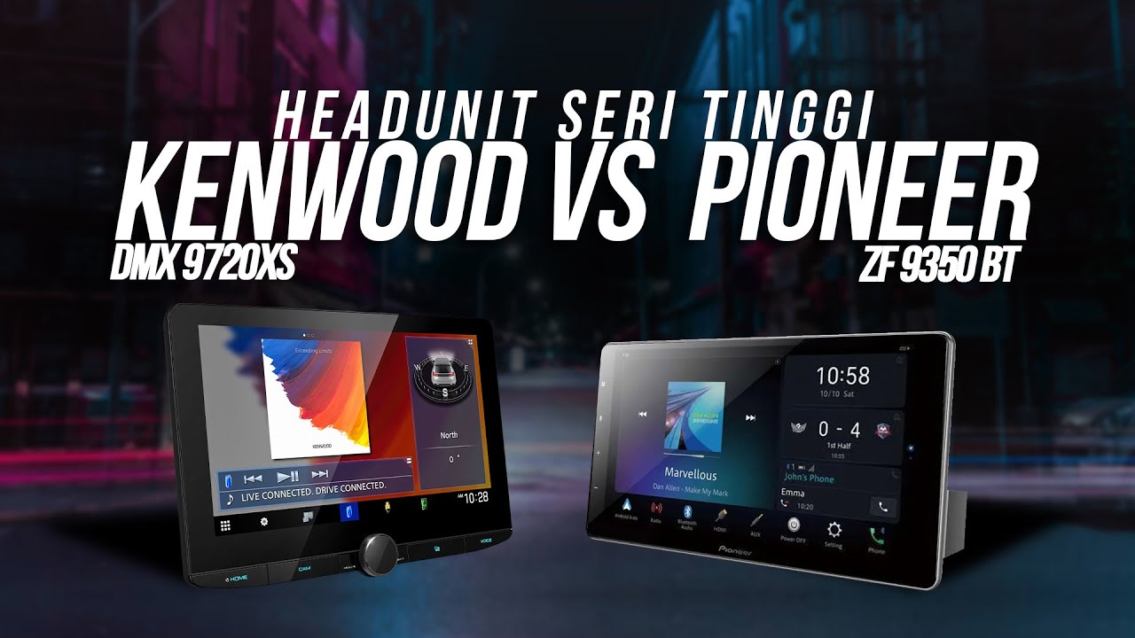 PIONEER DMH-ZF9350BT vs KENWOOD DMX-9720XS #SMWar
