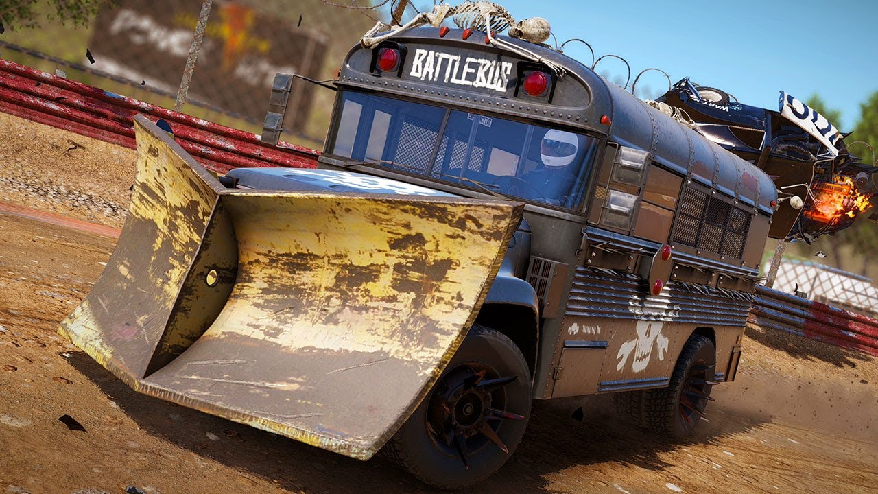 Wreckfest UPDATE! NEW BATTLE BUS Vehicle! Most Destructive Bus EVER! - Wreckfest UPDATE