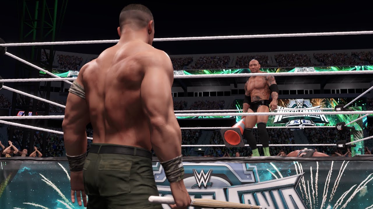 JOHN CENA VS BATISTA VS RANDY ORTON - TRIPLE THREAT MATCH -  WWE2K25GAMEPLAY - @GameOnHarsh  #wwe