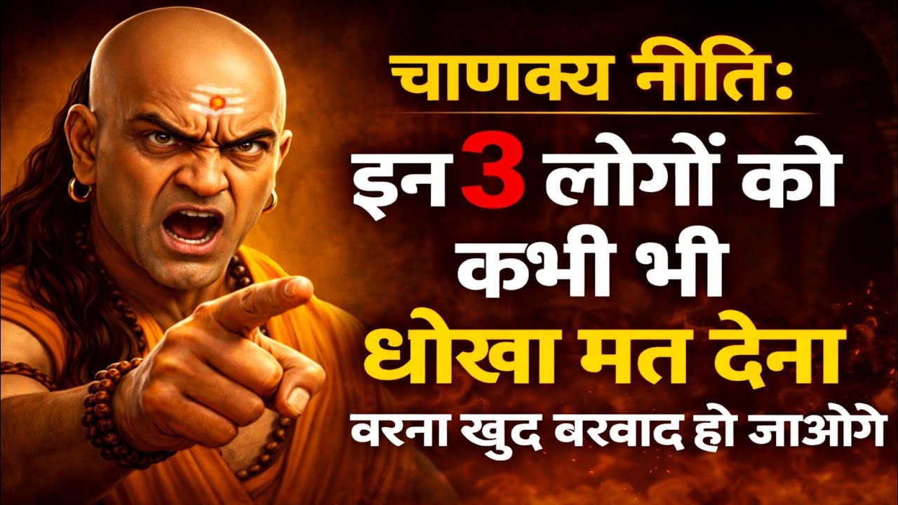 Chanakya Niti: इन 3 लोगों को कभी धोखा मत देना | Life Changing Motivation Hindi