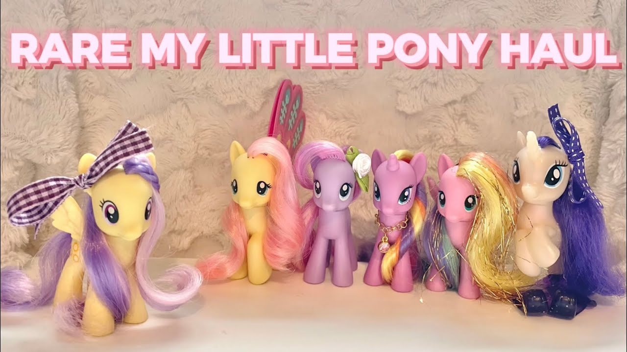 RARE MY LITTLE PONY HAUL - I GOT RAINBOW FLASH!