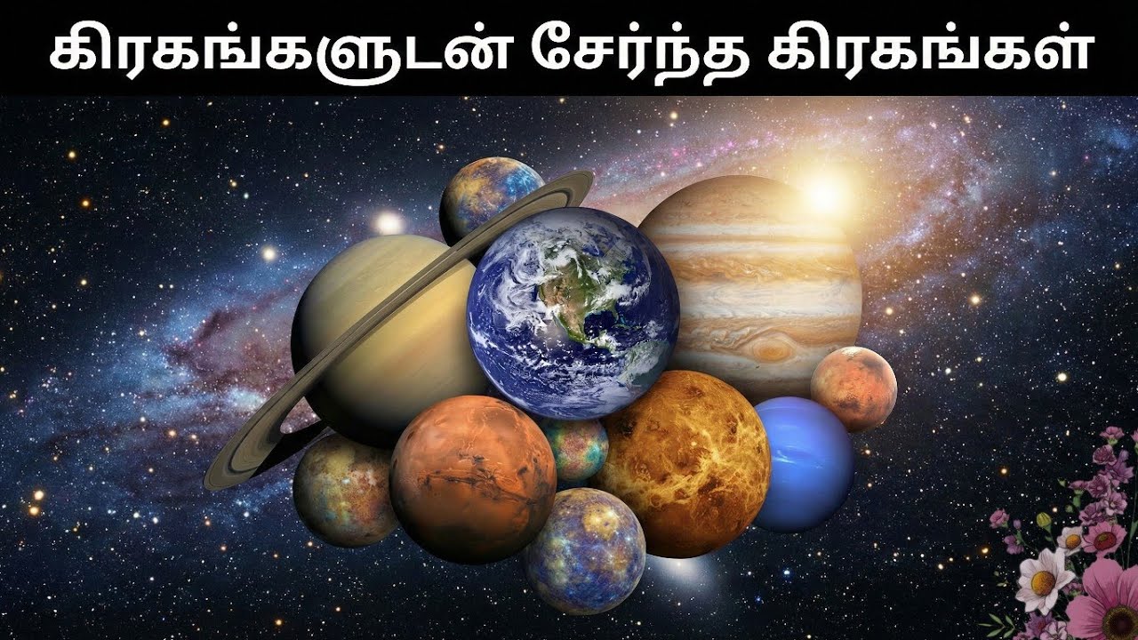 கிரகங்களுடன் சேர்ந்த கிரகங்கள்#Shorts