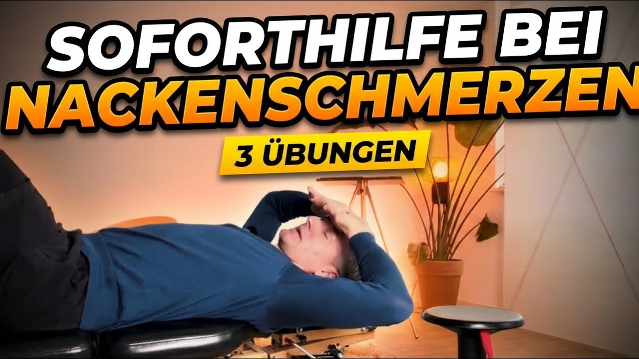 💥Akute Nackenschmerzen - Die 3 ersten Bewegungen