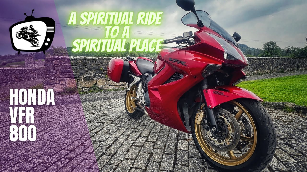VFR800 Catch-up VLOG. A beautiful evening spin to Fore Abbey Co.Westmeath on my spiritual bike.
