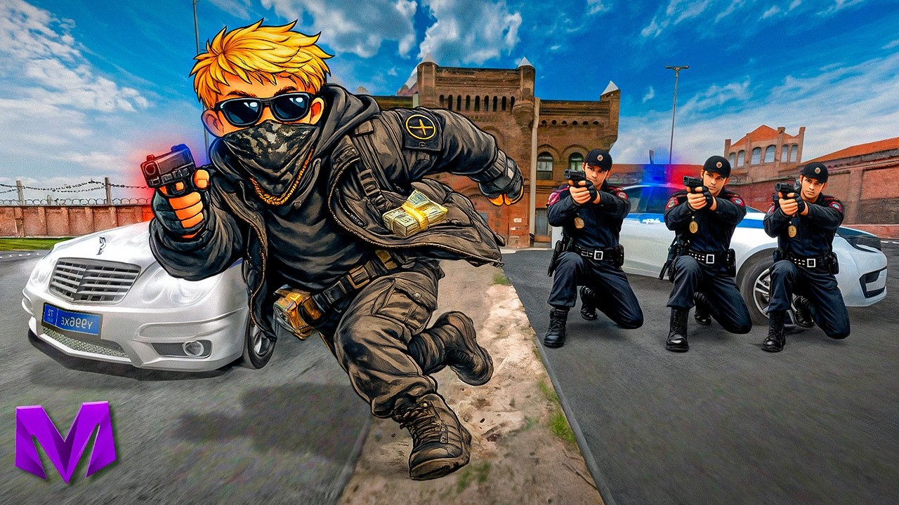 ГЕТТО ЯЩЕР НА МАШИНЕ ОТБИВАЕТСЯ ОТ ЗЛЫХ КОПОВ В CRMP / MATRESHKA RP