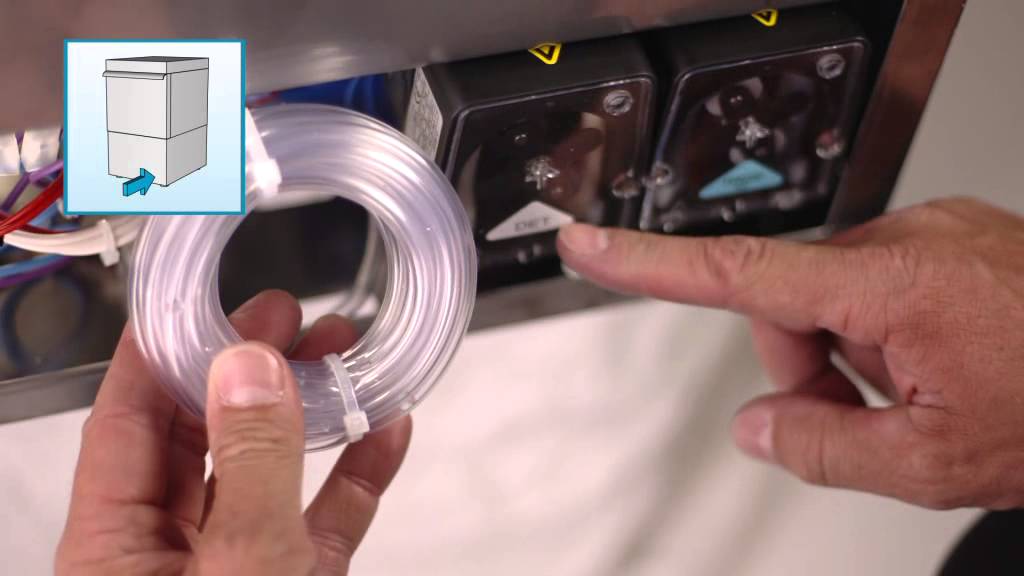 Installation of a Front Loading Dishwasher with Drain Pump