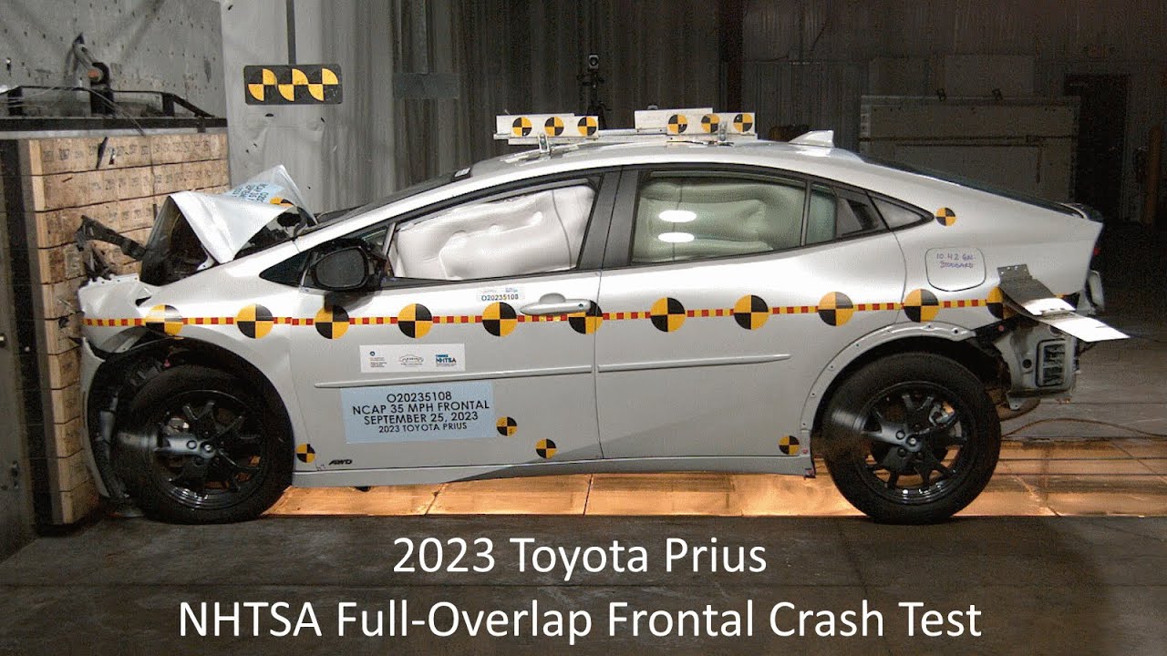 2023-2026 Toyota Prius NHTSA Full-Overlap Frontal Crash Test