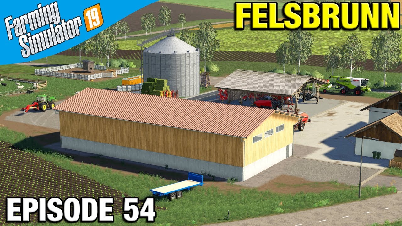 YARD CONSTRUCTION PROJECT Farming Simulator 19 Timelapse - Felsbrunn FS19 Episode 54