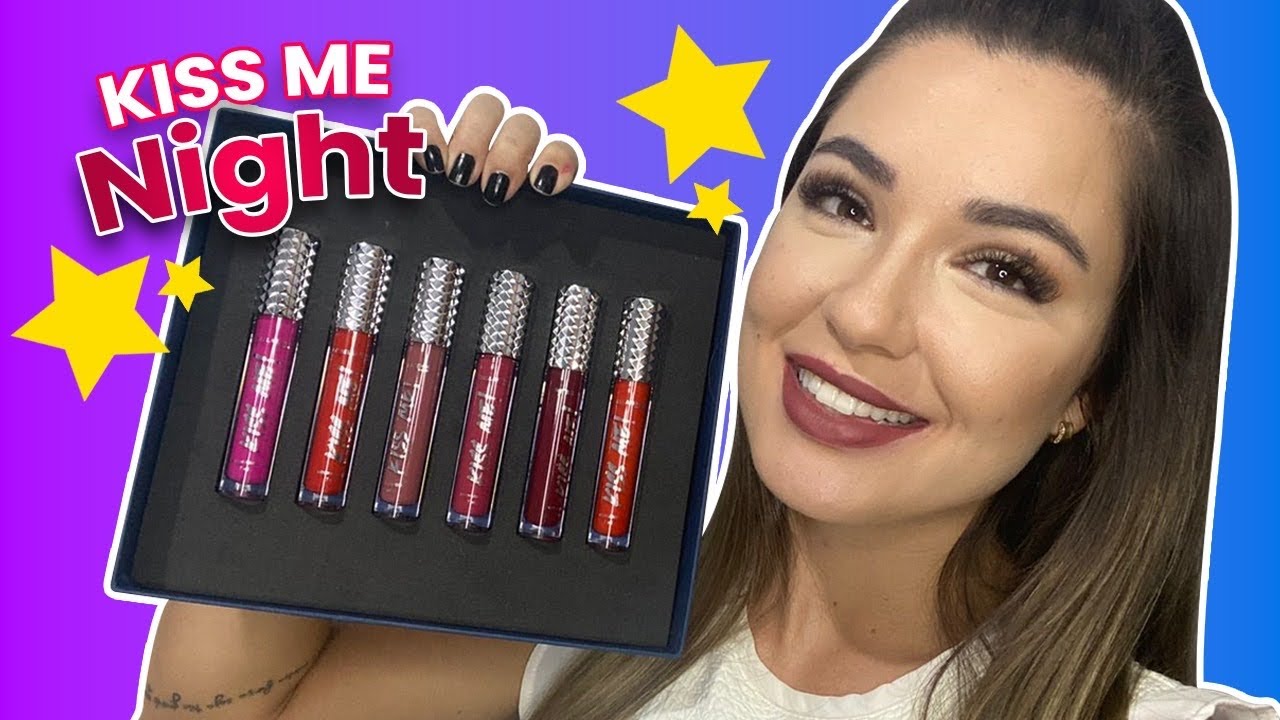 PROVEI TODOS OS BATONS NOVOS DA BELLA FEMME !! ( DARK COLORS )