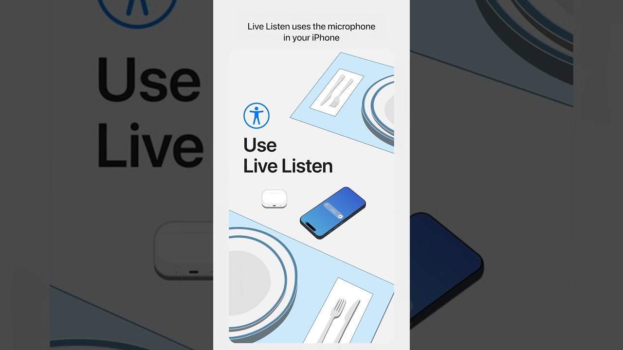 Use Live Listen with AirPods | Apple Support