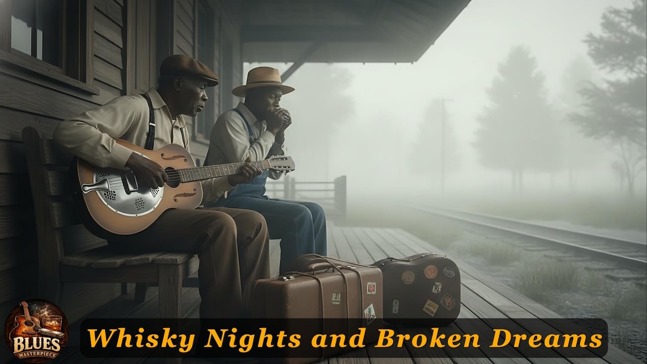 Midnight Mississippi Delta Blues | Raw Guitar, Vocal & Harmonica (2 Hours)