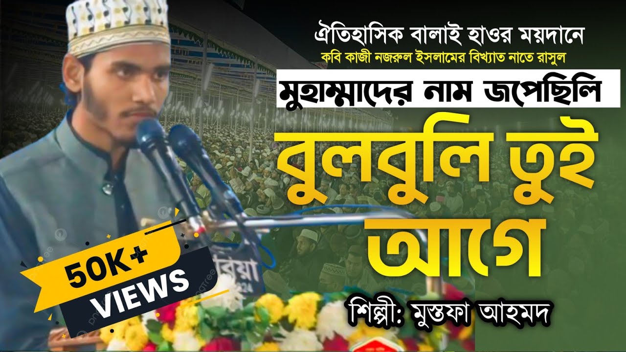 মুহাম্মাদের নাম জপেছিলি বুলবুলি তুই আগে || কবি কাজী নজরুল ইসলাম || বালাই হাওর ফুলতলী