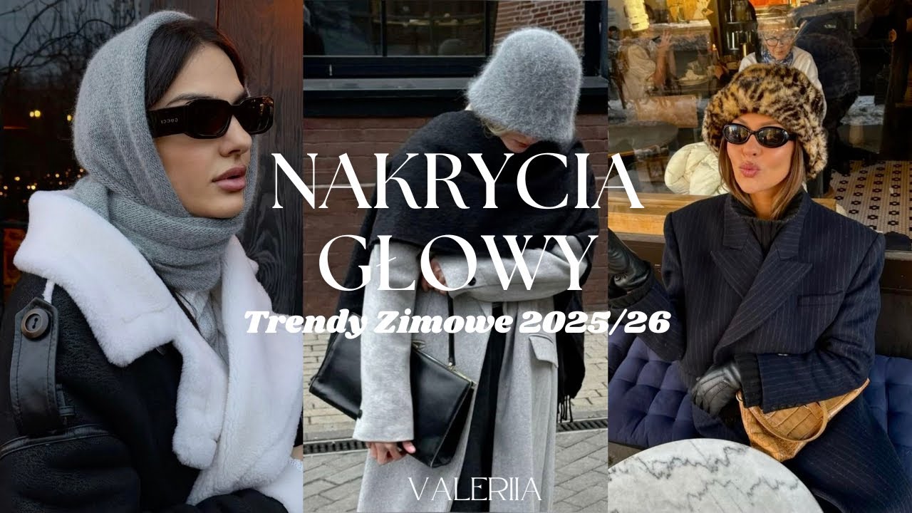 NAJMODNIEJSZE NAKRYCIA GŁOWY NA ZIMĘ ❄️ JAK DOBRAĆ IDEALNY MODEL DO SWOJEJ STYLIZACJI? 🩵✨