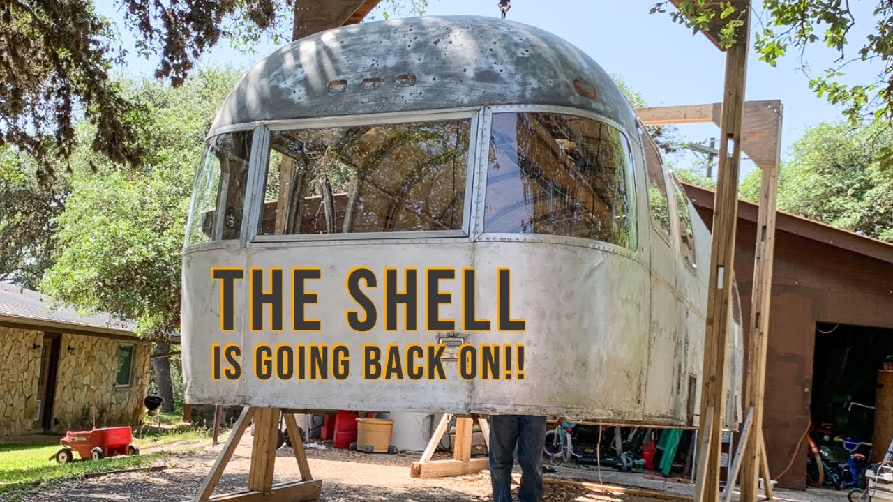 Re-Installing The Shell (Airstream Argosy Ep. 11)