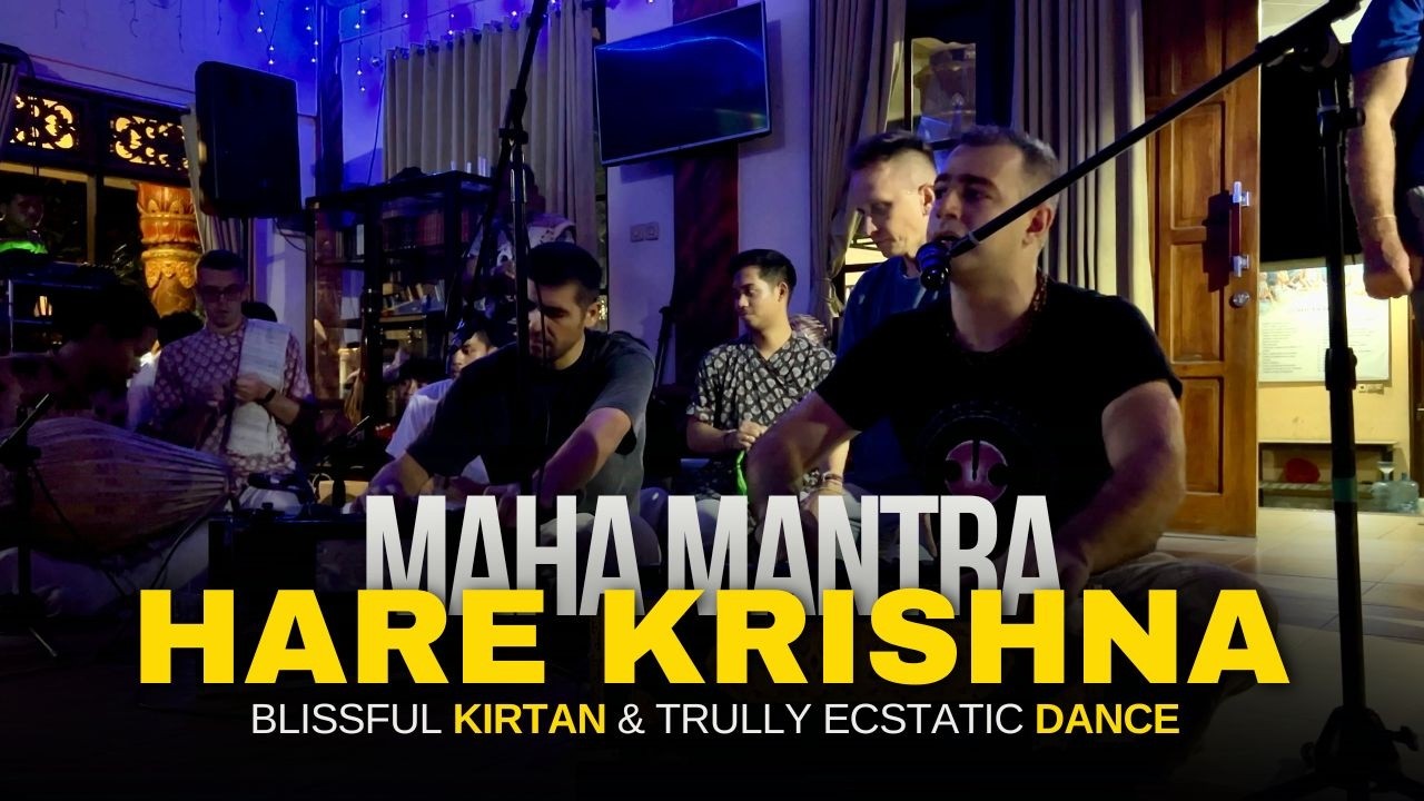 Experience the POWER of ISKCON Temple's HARE KRISHNA Kirtan in Bali! 🌿