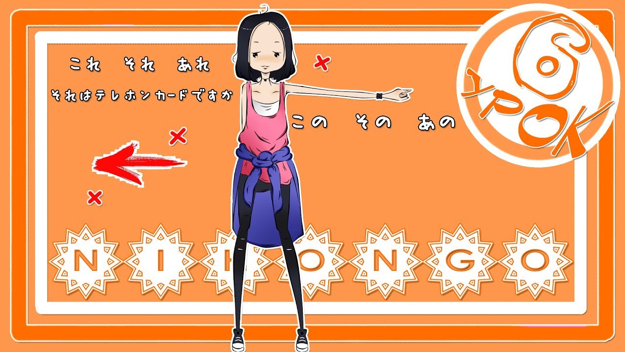 Указательные местоимения в японском языке ┇ これ, それ, あれ