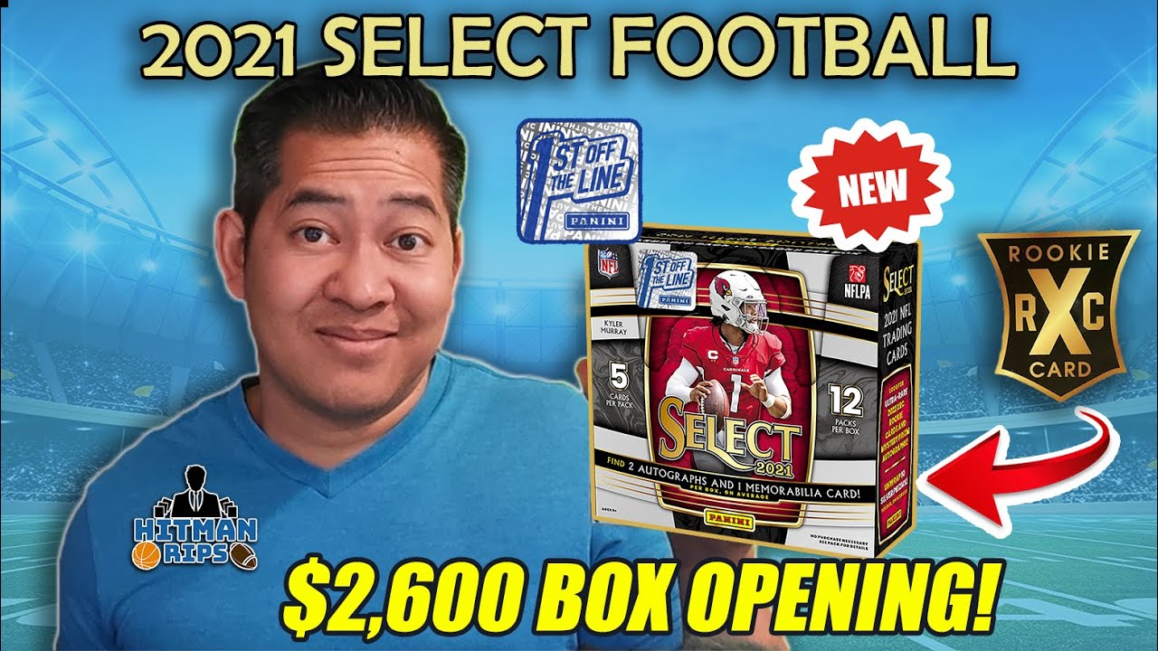 $2600+ BOX OPENING! 2021 Select Football 1st Off The Line (FOTL)!