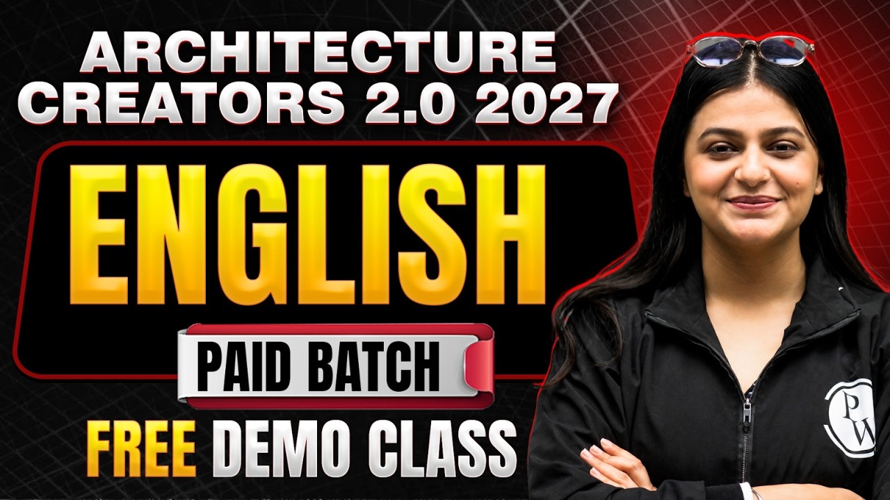 Architecture Creators 2.0 2027 | English | | Paid Batch | Free Demo Class