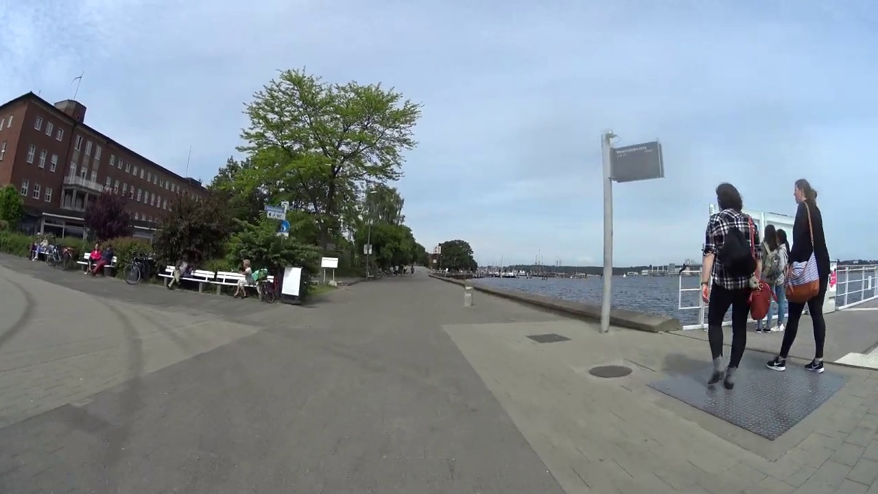 Велосипедная прогулка KIEL по набережной озера KIELLINIE в К...