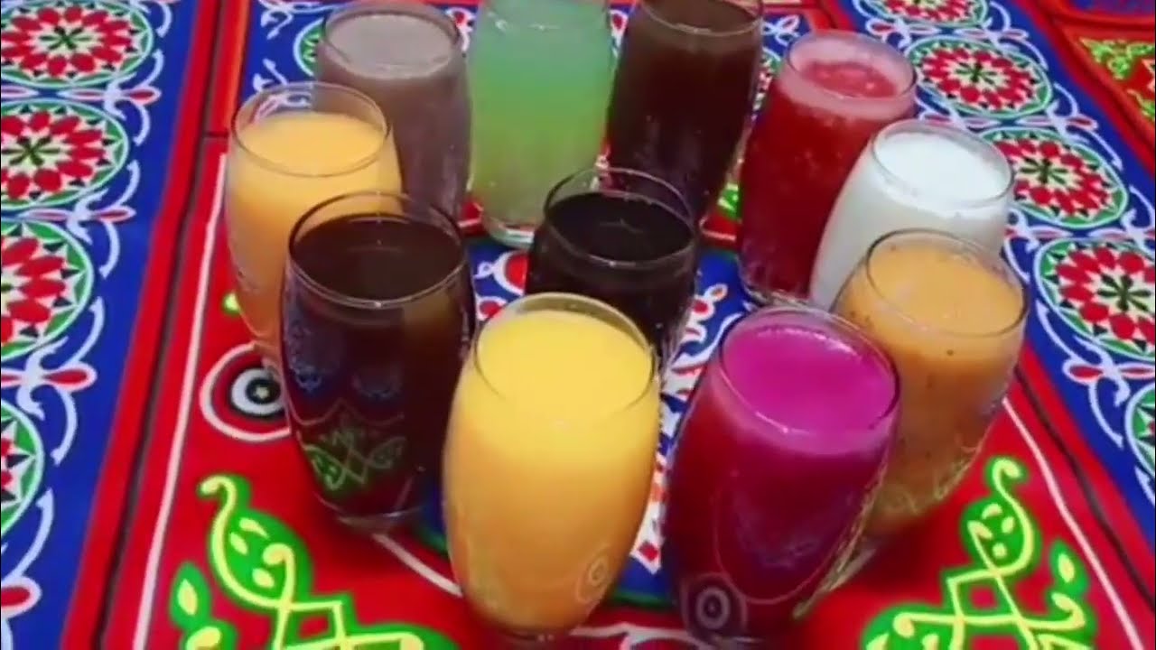 إستعدي لشهر رمضان لأكثر من مشروب🥰 مشروبات رمضان حلوه أووووي #مشروبات_رمضان #مشروبات #عصير #عصير_فريش