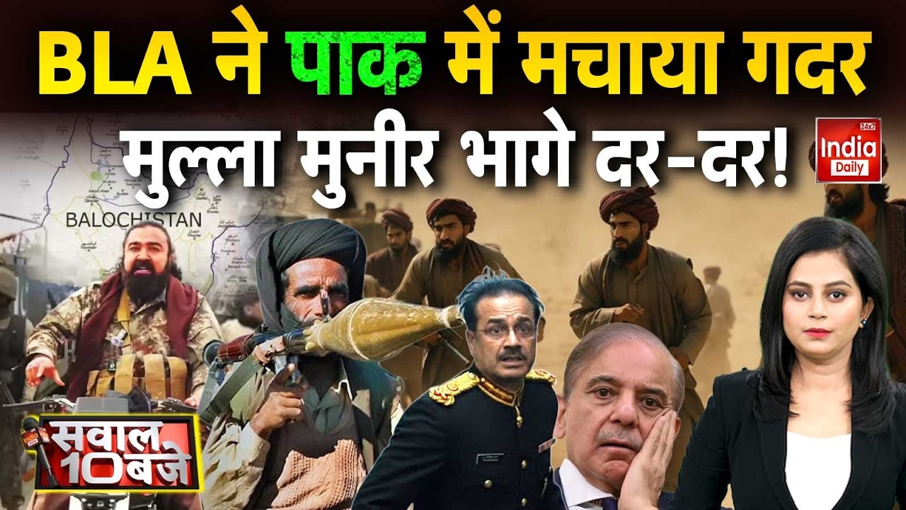 Pakistan Taliban Tension: BLA का अटैक... 'पाक' सेना में मचा कोहराम Asim Munir | China | America War