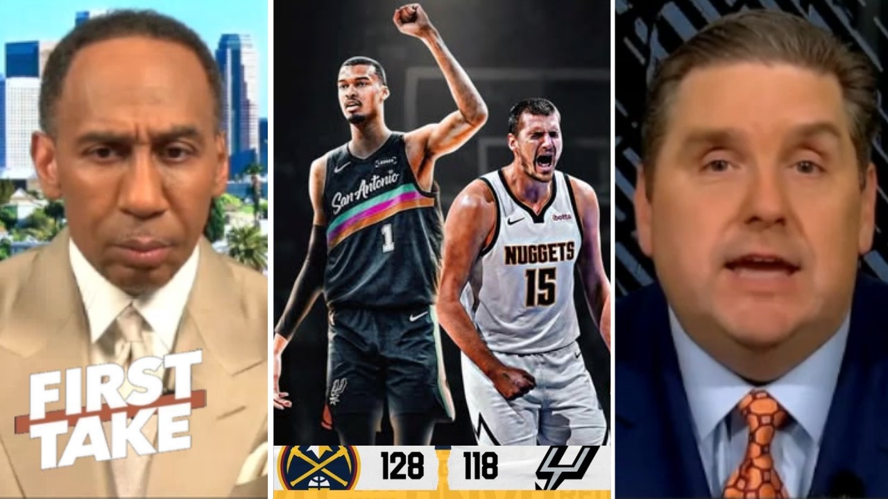 FIRST TAKE | Spurs are in Trouble without Wemby! - Stephen A. Smith on Spurs fall to Jokic & Nuggets
