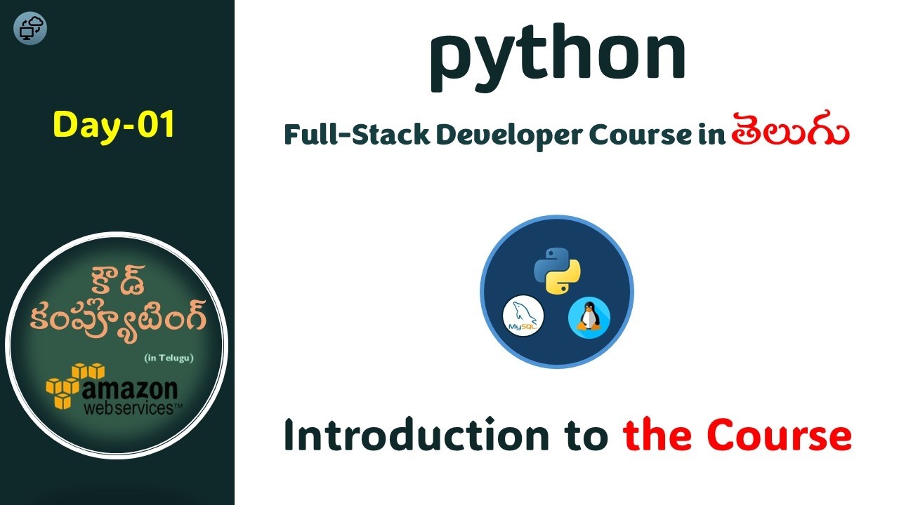 Day01 | Python full-stack developer course | Course introduction | Start date 23-Feb-2026 @ 7 AM IST