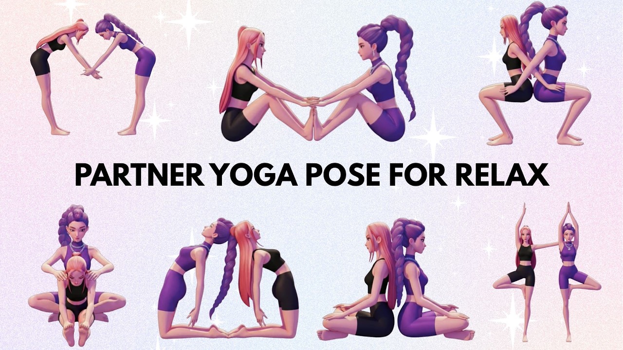 Partner Yoga Pose for Relax | Calm & Gentle Kids Yoga with Friends