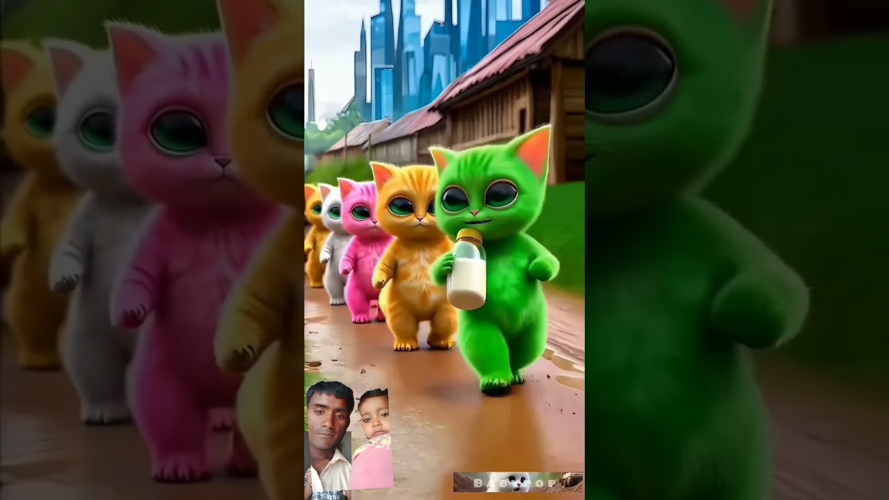 dudhi doodi Dam Dam Duri Duri Dam Dam #cat #dub #cartoon # cute
