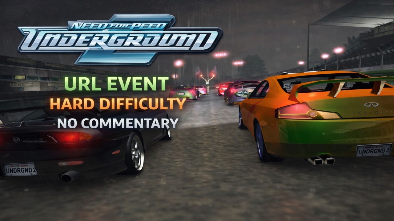 Need for Speed Underground 2 - URL Event (Hard Difficulty) | No Commentary Gameplay