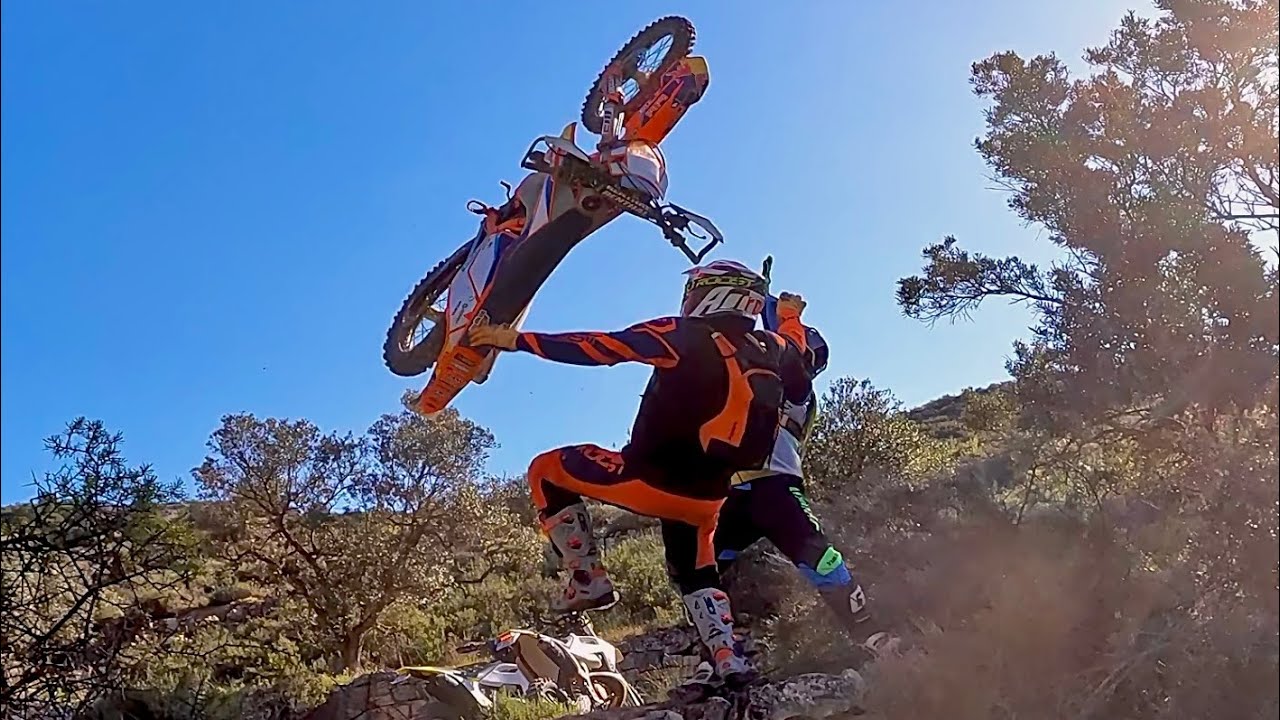 ESCALONES Y PIEDRAS POR UN TUBO… Y UN POCO DE ENDURO 🤪💥