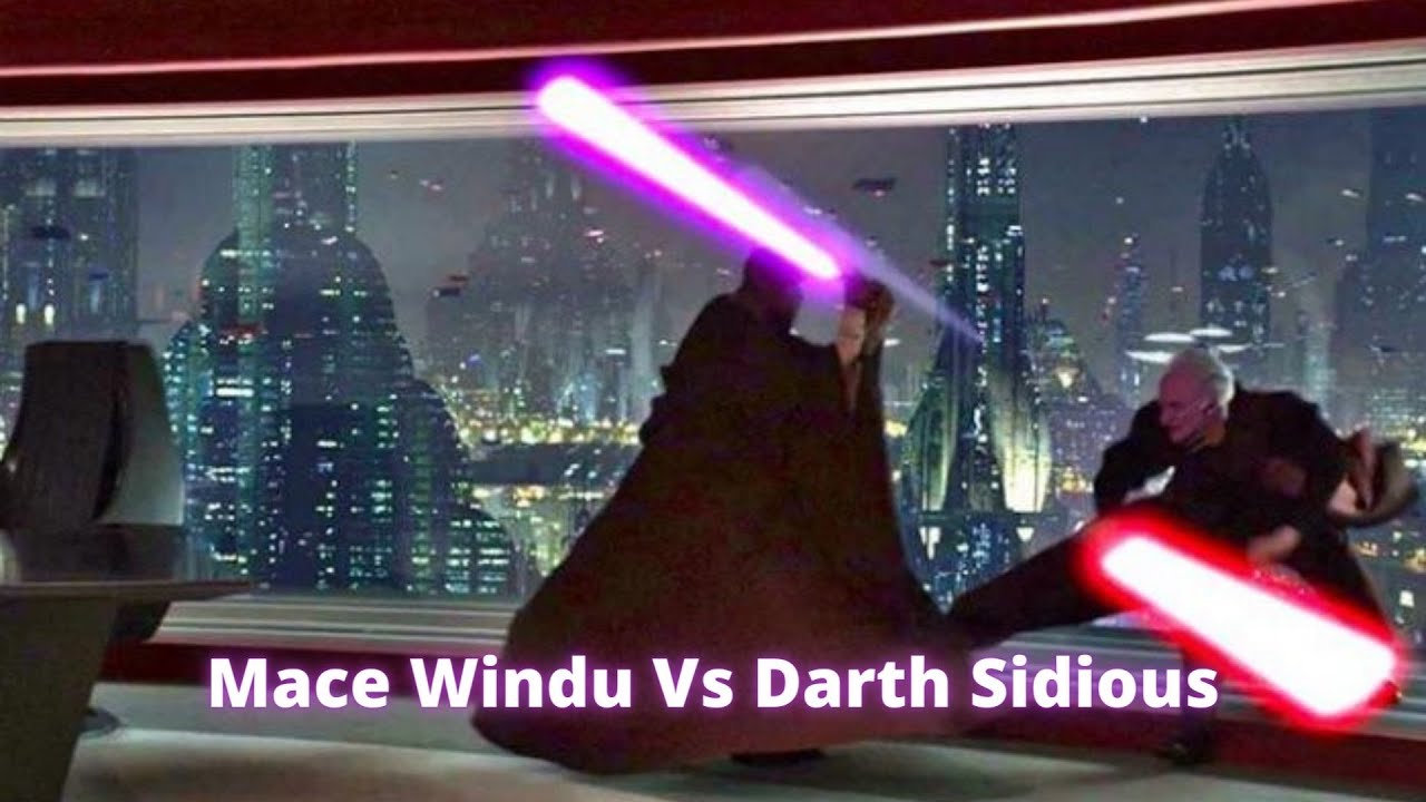 Star Wars Movie Duels: Mace Windu Vs Darth Sidious