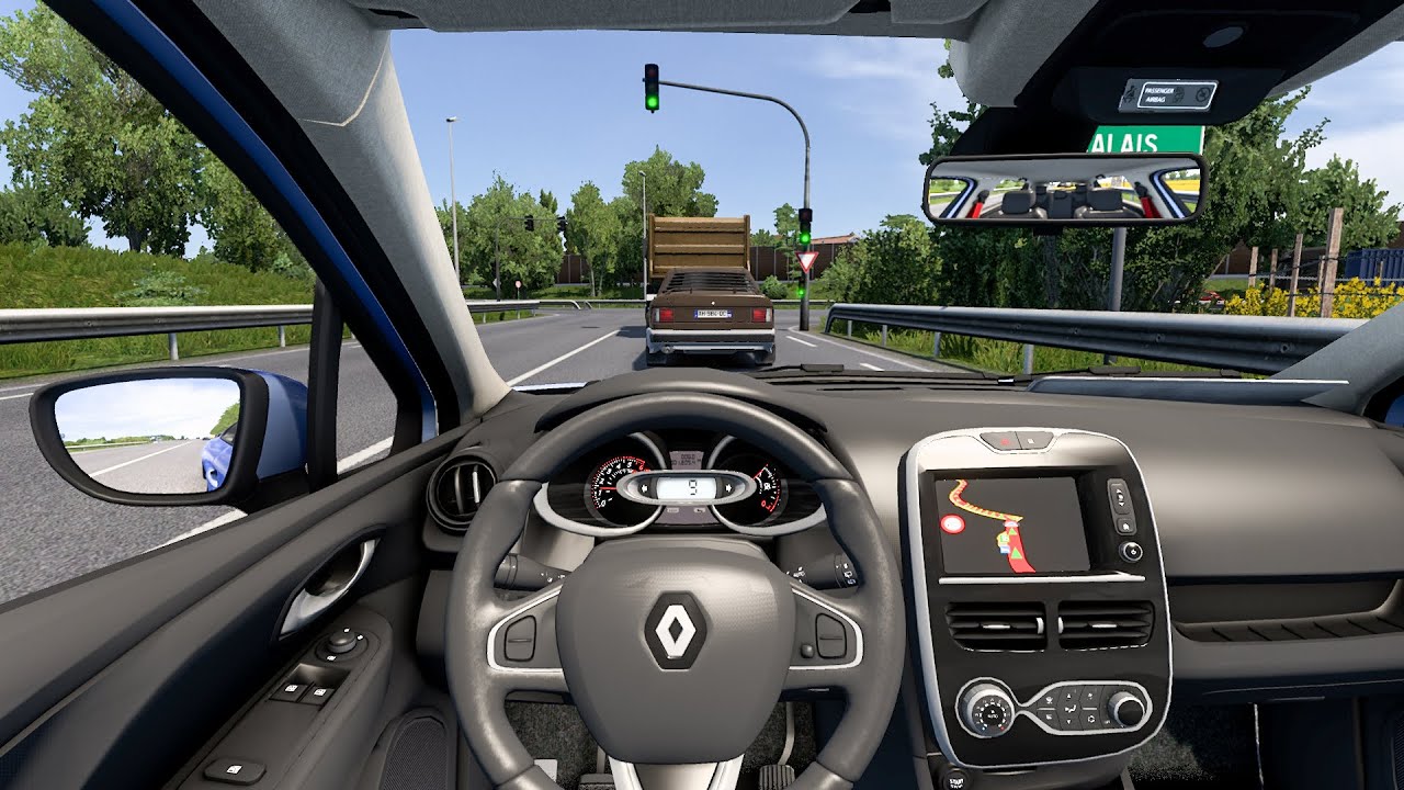 Renault Clio IV [120HP] || ETS2 Car Mod Gameplay || Euro Truck Simulator 2 1.54