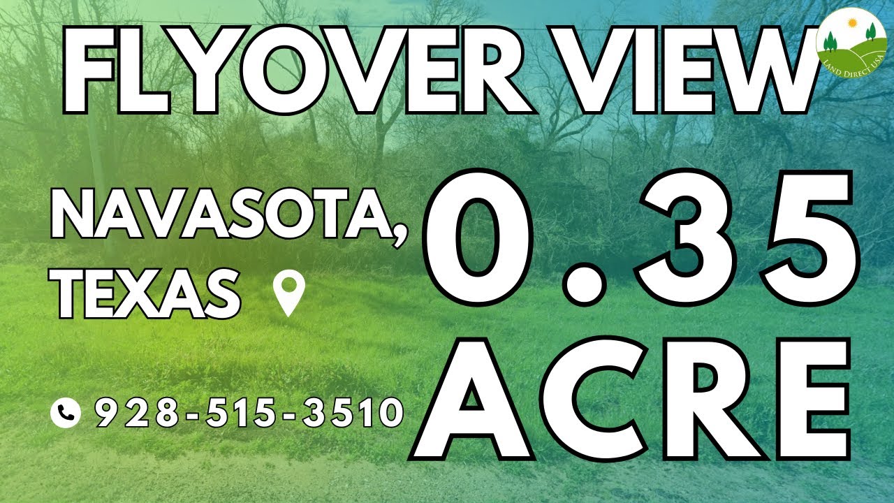 Fly Over - 0.35  acre land for sale in Navasota, Texas [R33803]