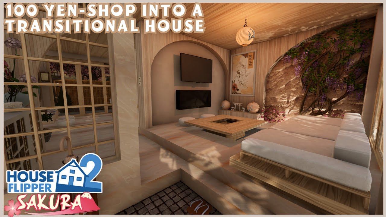 House Flipper 2 | Transforming a 100 Yen Shop into a Transitional Home | Full Renovation & Tour