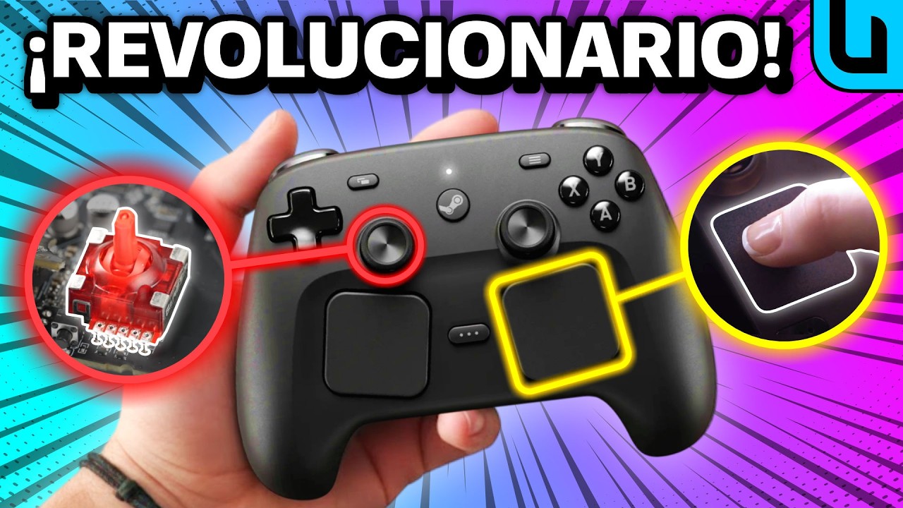 ¡NUEVO STEAM CONTROLLER EXPLICADO! 💥 Joysticks Anti Drift, Trackpads y Háptica