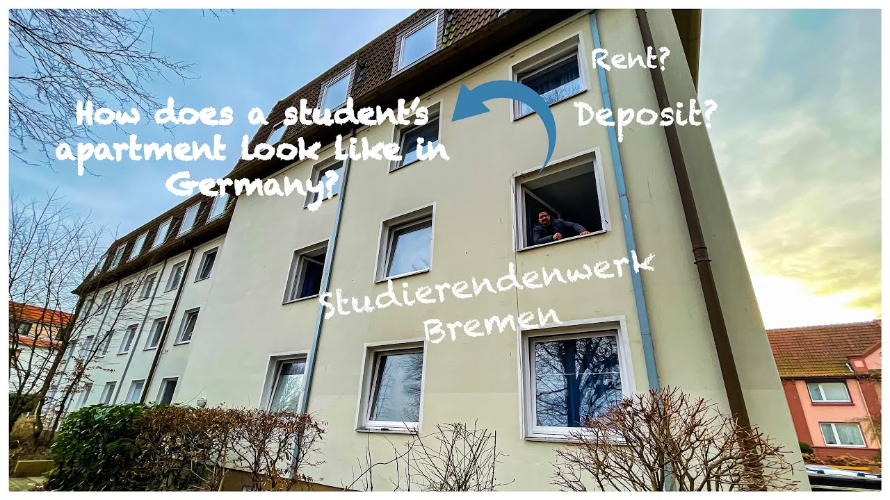 Student's Apartment in Germany 📚🏘 | Good or Bad? | Studierendenwerk Bremen | Bremerhaven 🇩🇪