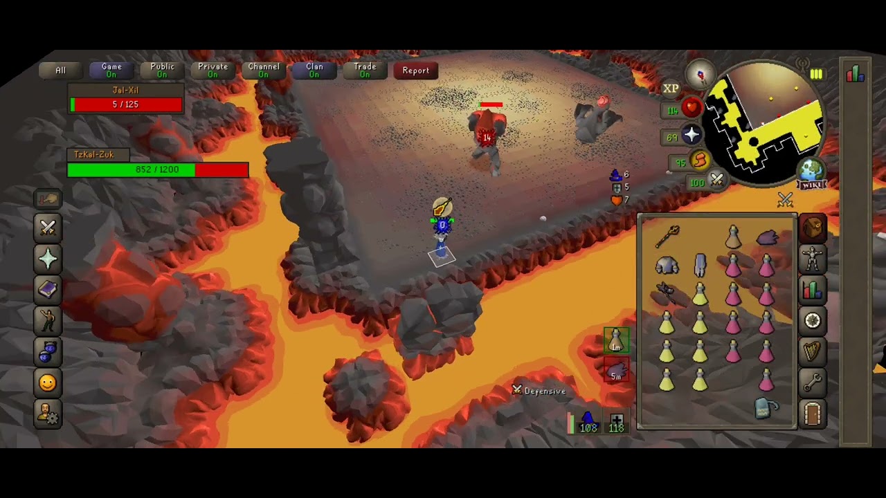 OSRS Mobile Inferno  (Triple Jads & Zuk) (Mage Only/Tumeken's Shadow)