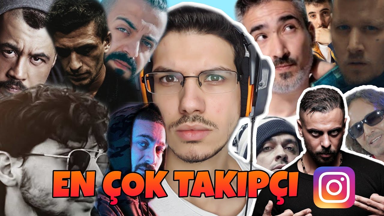 Top 100 - En Çok Takipçisi Olan Türk Rapçiler REACTION / TEPKI