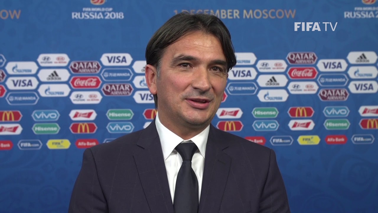 Zlatko DALIC &ndash; Croatia - Final Draw Reaction