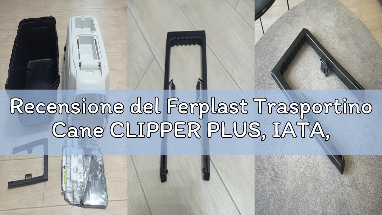 Recensione del Ferplast Trasportino Cane CLIPPER PLUS, IATA, per Taglia Media Max 20 Kg, Rigido, Chi