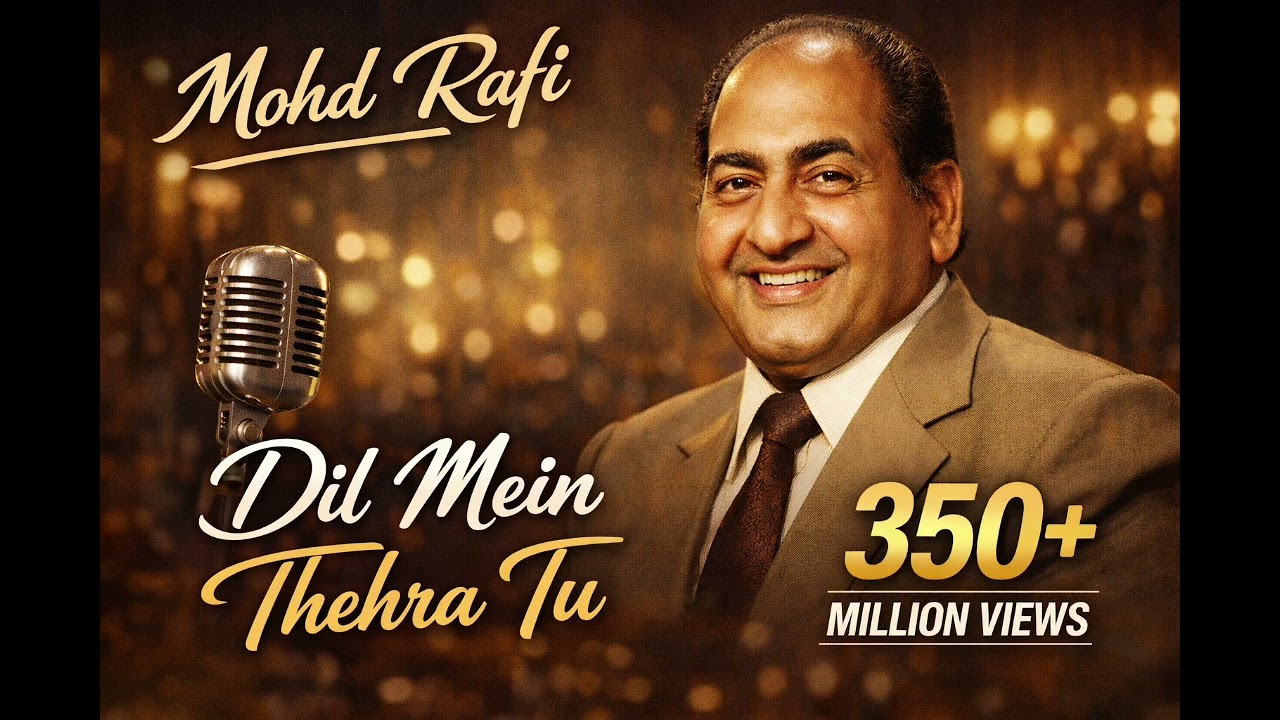 🎶 Dil Mein Thehra Tu – Golden Voice of Mohammed Rafi | 350+ Million Views ✨ @tseries @MrBeast 
